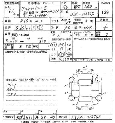 SUZUKI ALTO LAPIN — фото