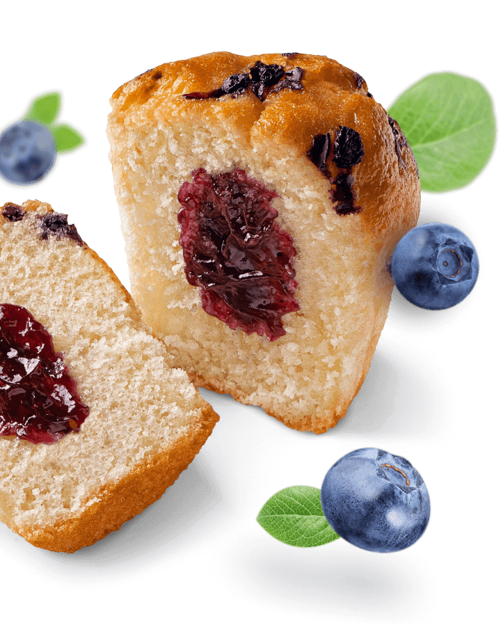 Черничный маффин