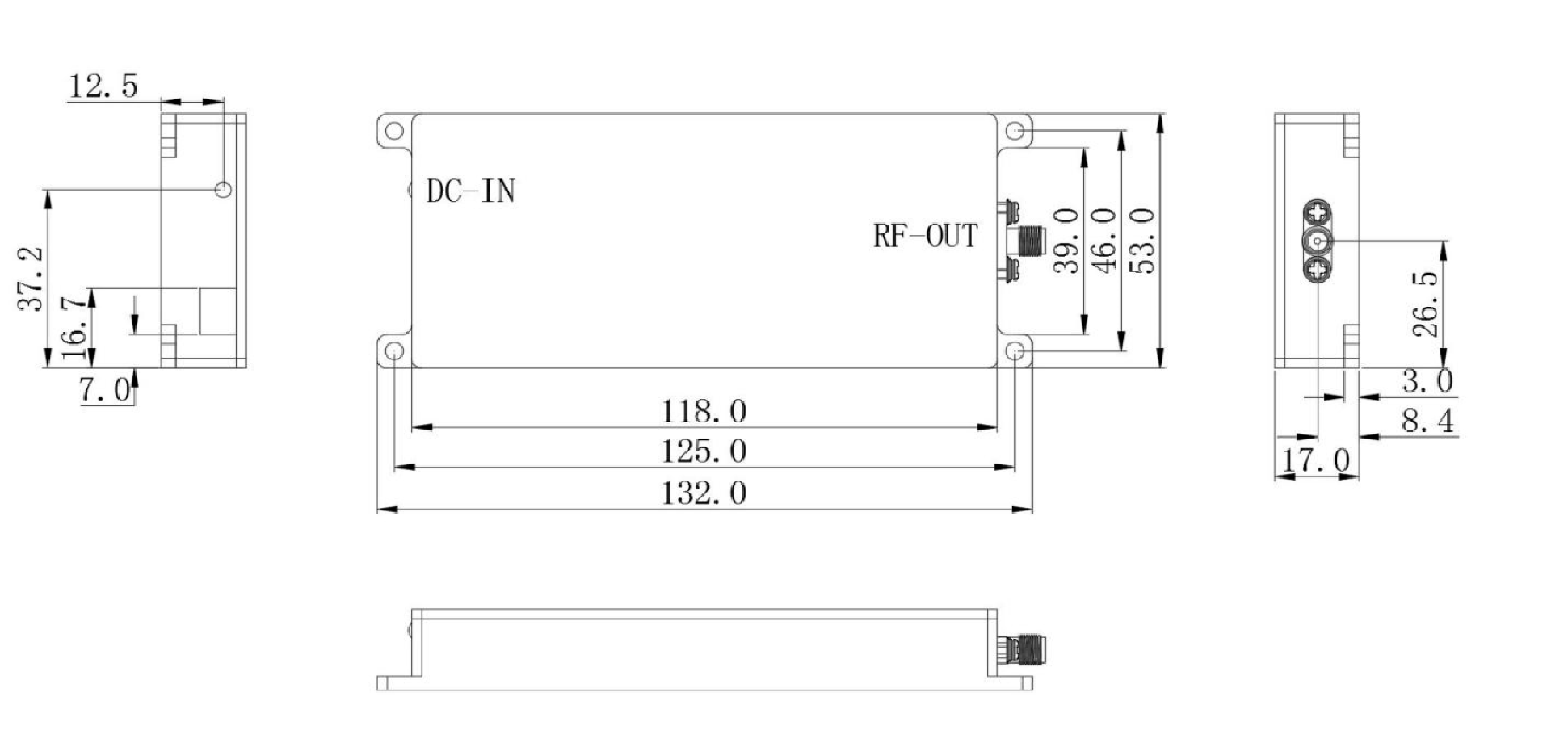 Модуль подавления (генератор помех) 2300-2500 МГц, 50 Вт