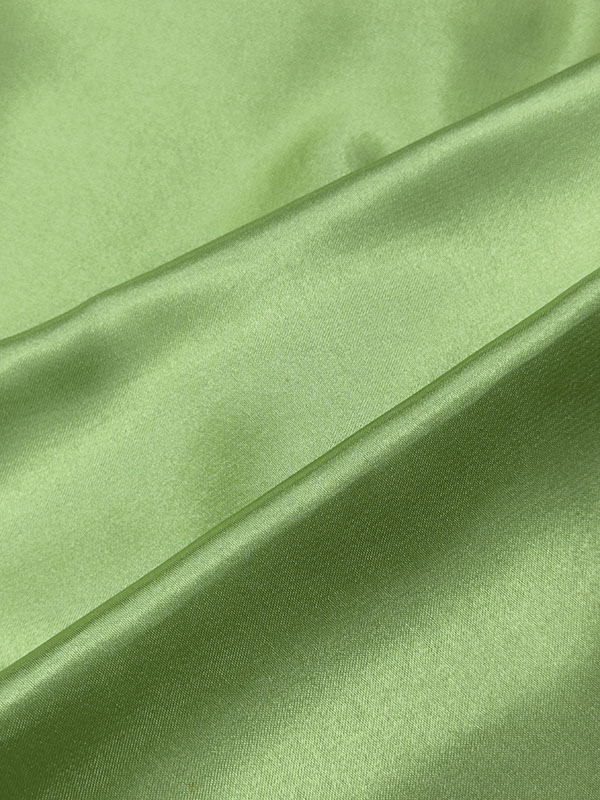 Креп сатин "Весенне- зелёный"