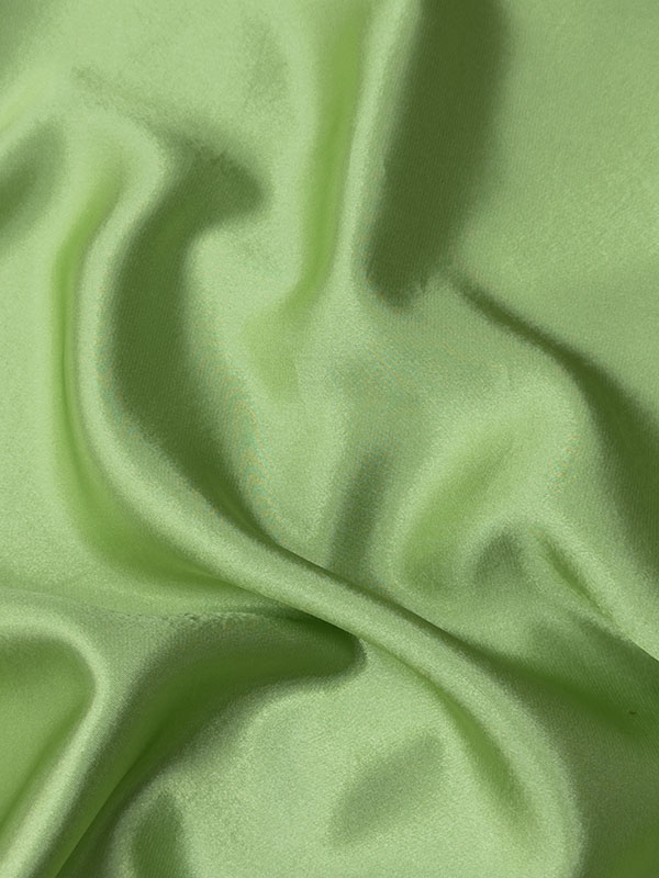Креп сатин "Весенне- зелёный"
