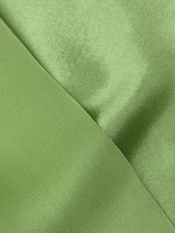 Креп сатин "Весенне- зелёный"