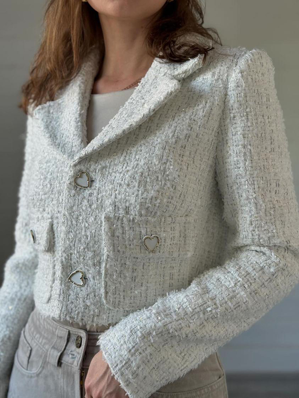 Твид 5 с люрексом и пайетками