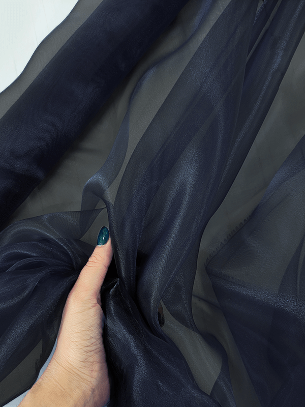 Органза "Чернильный"