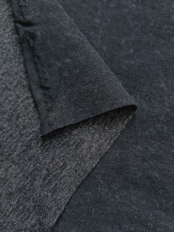 Трикотаж кулирка варенка "Черный"