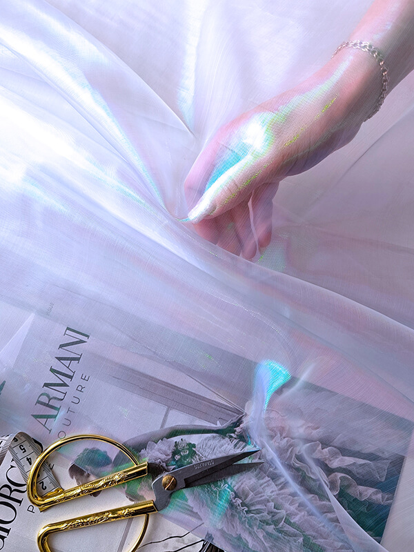 Органза хамелеон "Фиолетовый"