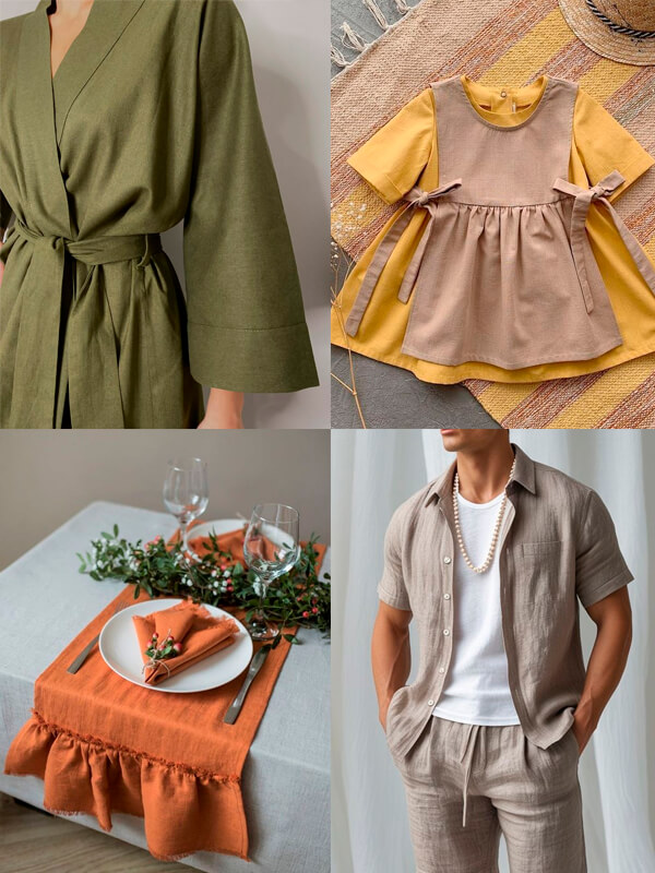 Лен -стрейч "Какао"