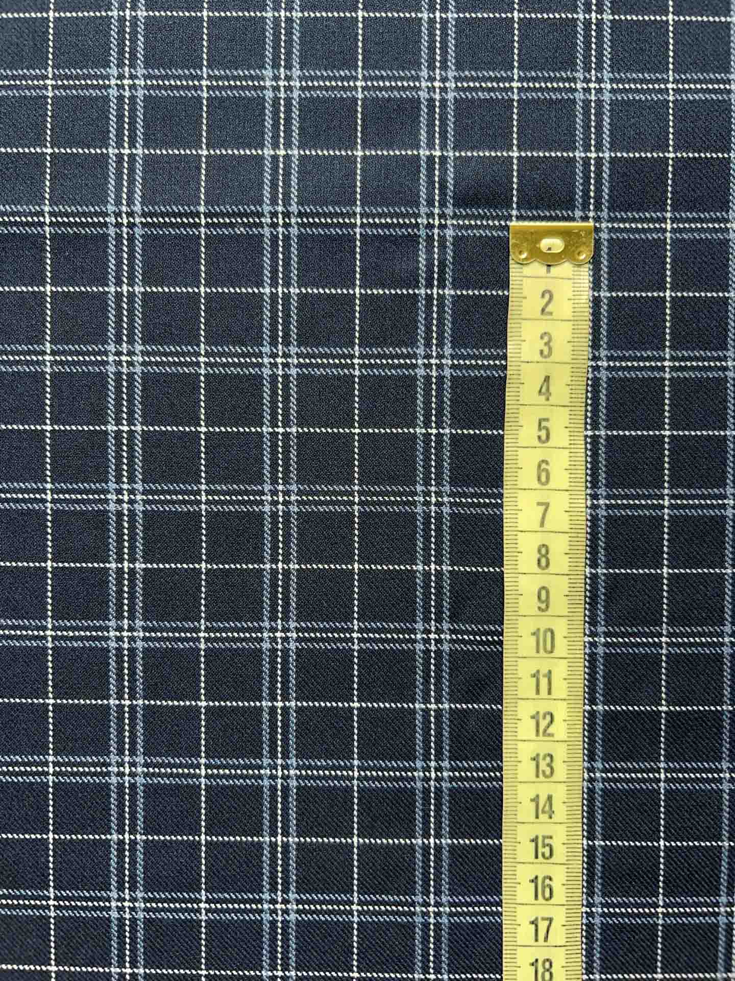 Костюмная ткань в клетку лицей "Принт 3"