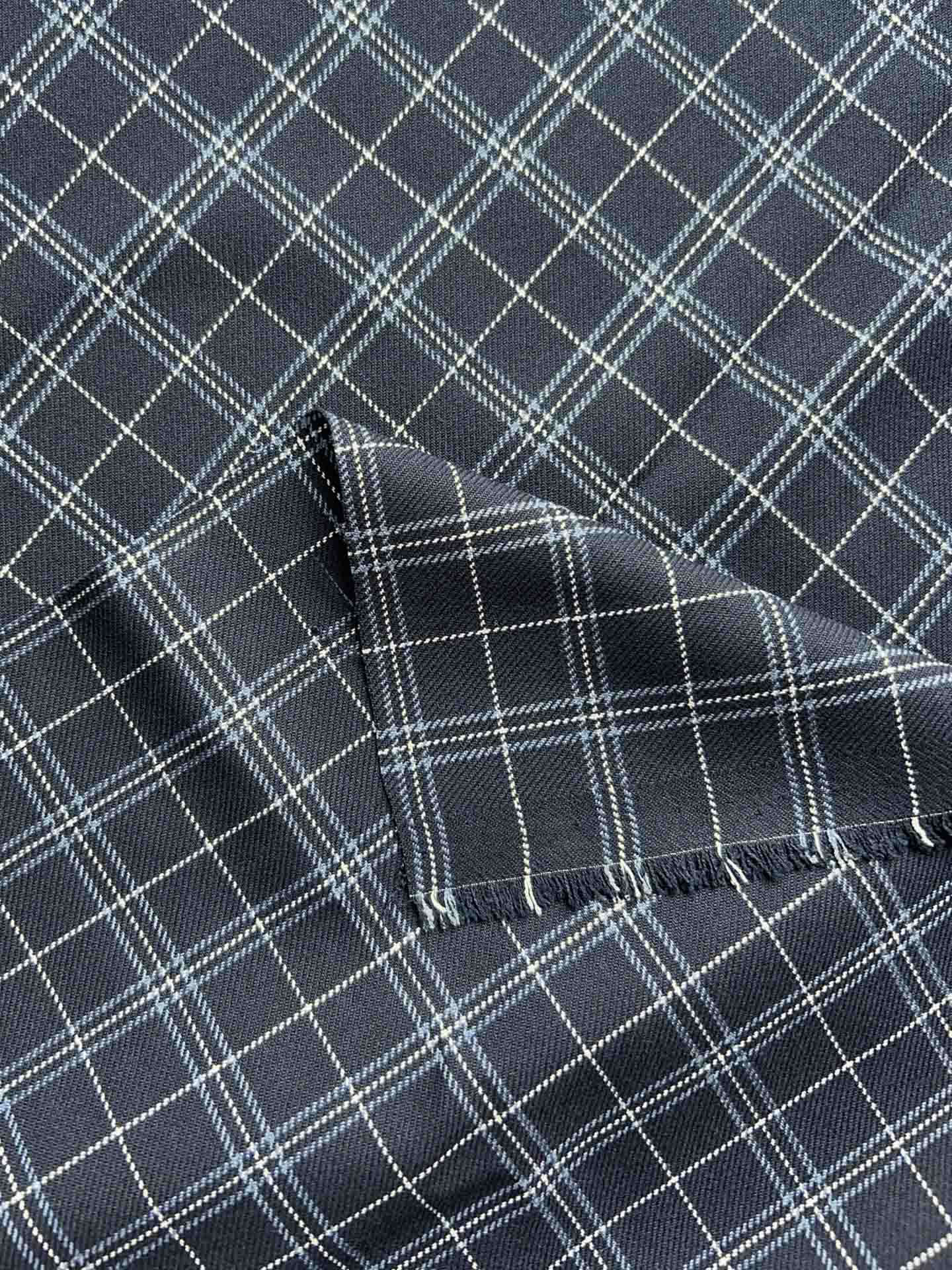 Костюмная ткань в клетку лицей "Принт 3"