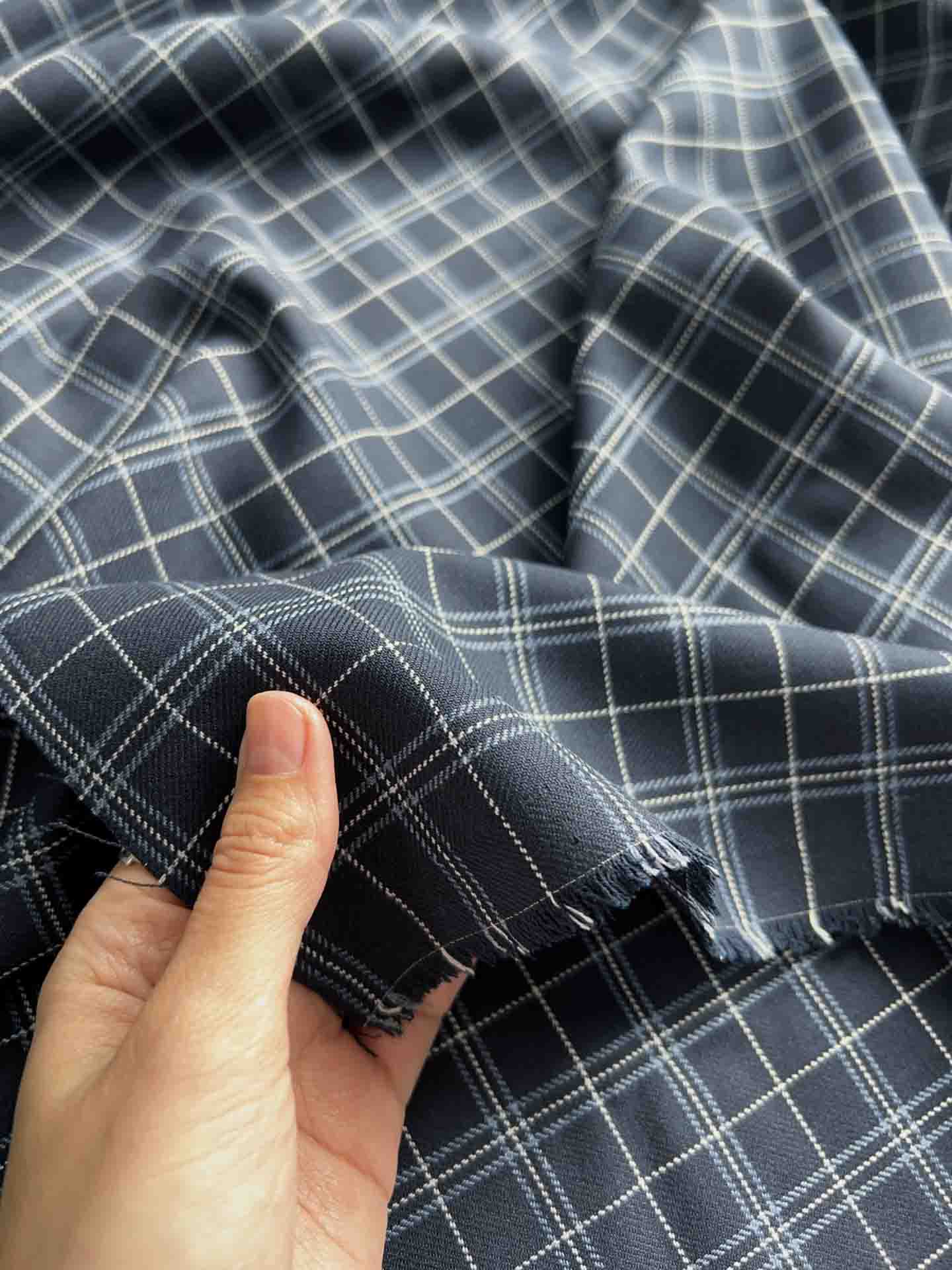 Костюмная ткань в клетку лицей "Принт 3"