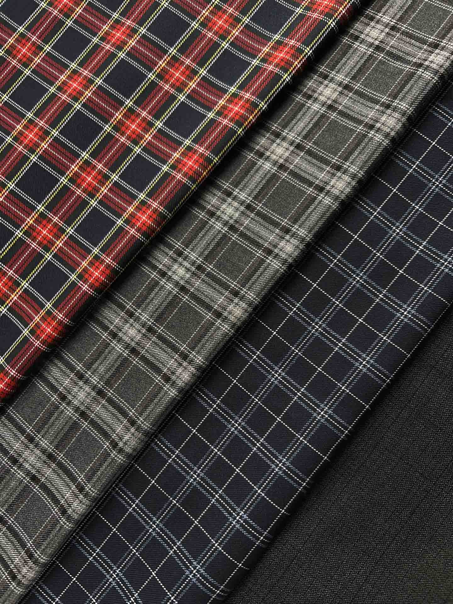 Костюмная ткань в клетку лицей "Принт 3"