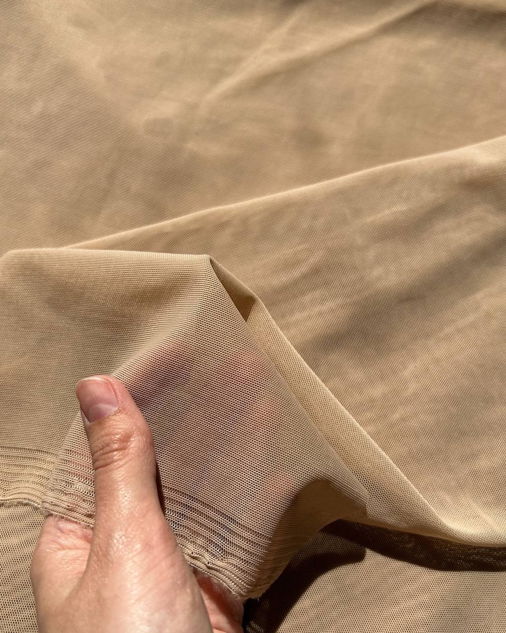 Стрейч- сетка ПЛОТНАЯ "NUDE"