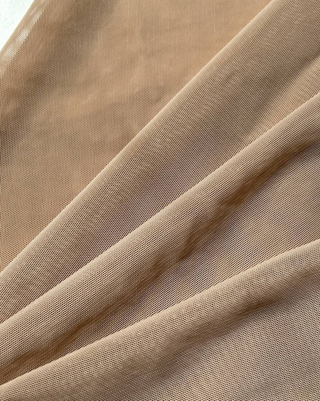 Стрейч- сетка ПЛОТНАЯ "NUDE"