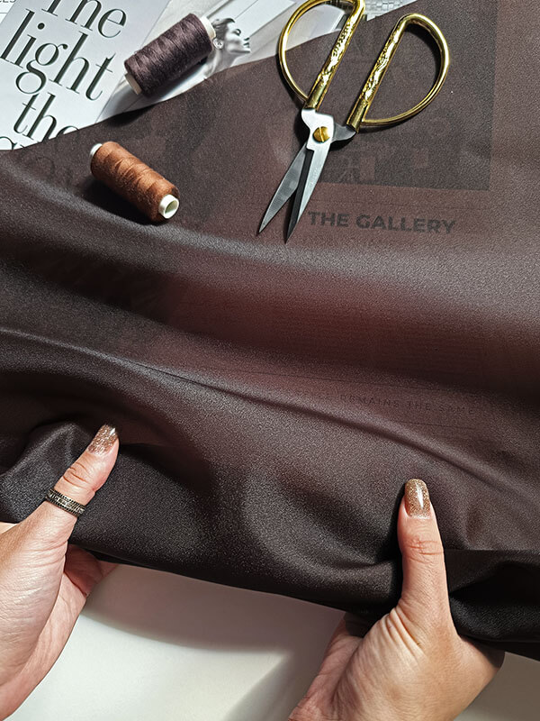 Органза матовая "Шоколад" 300 см