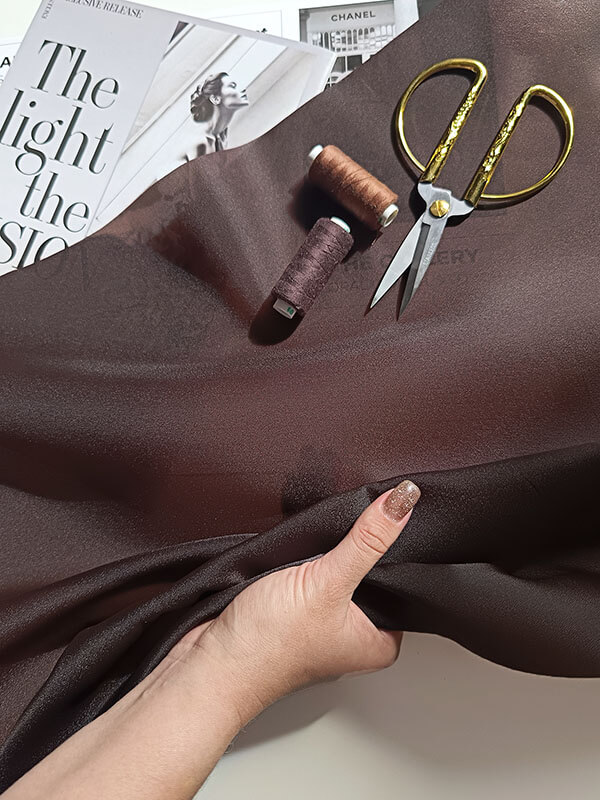 Органза матовая "Шоколад" 300 см