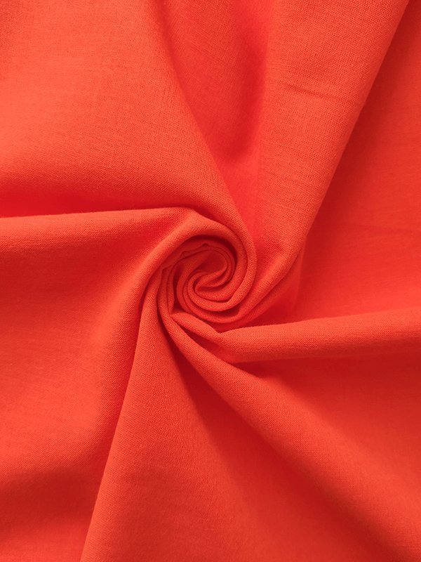 Батист хлопок "Морковный"