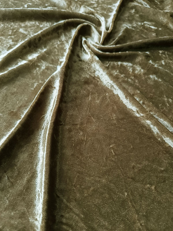 Бархат крэш "Коричневый"