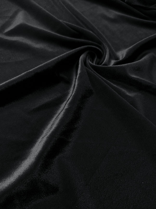 Бархат гладкий "Черный"