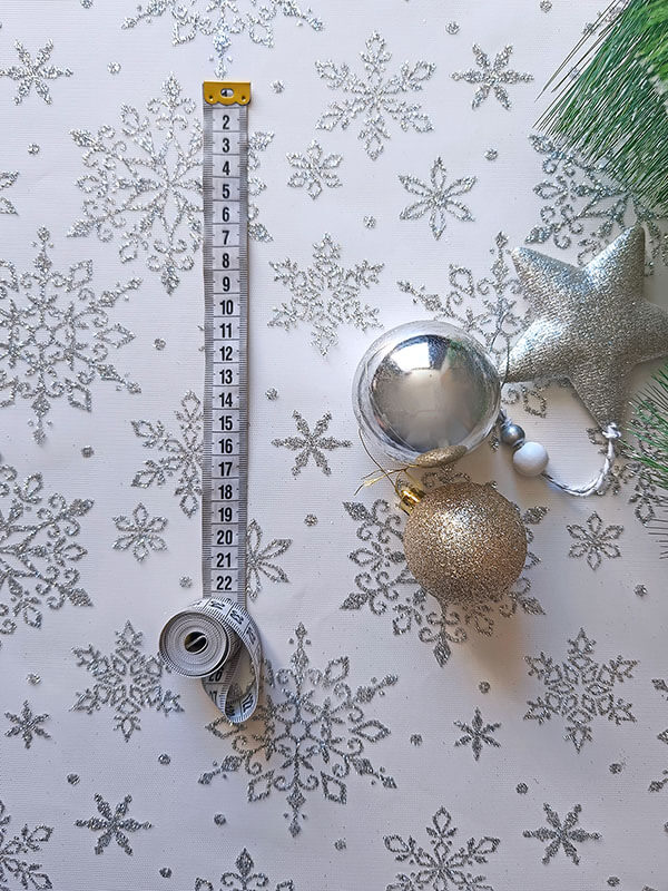 Фатин со снежинками "Серебро"