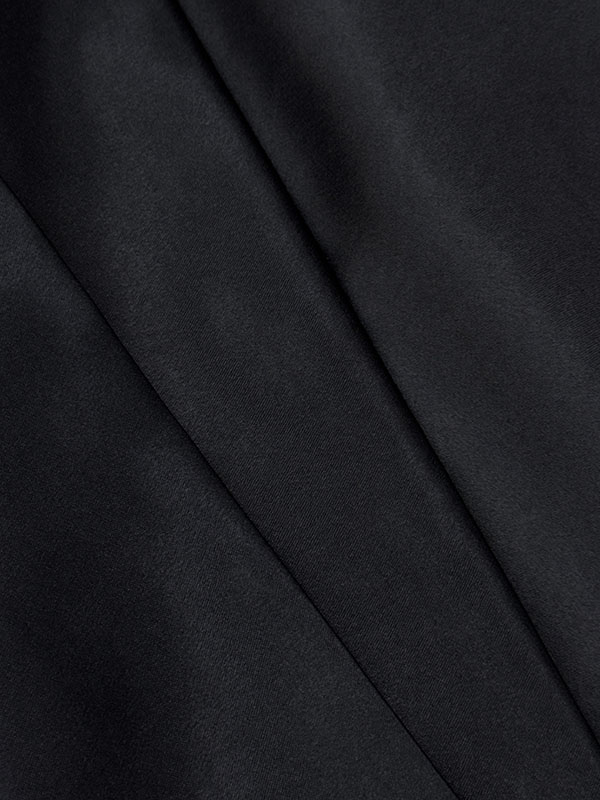 Креп сатин "Черный"