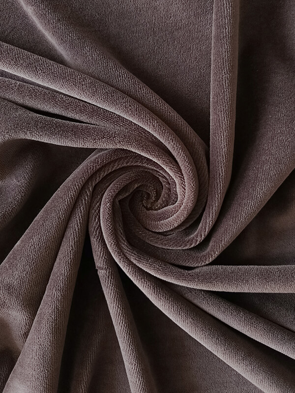 Велюр хлопковый "Шоколадный"