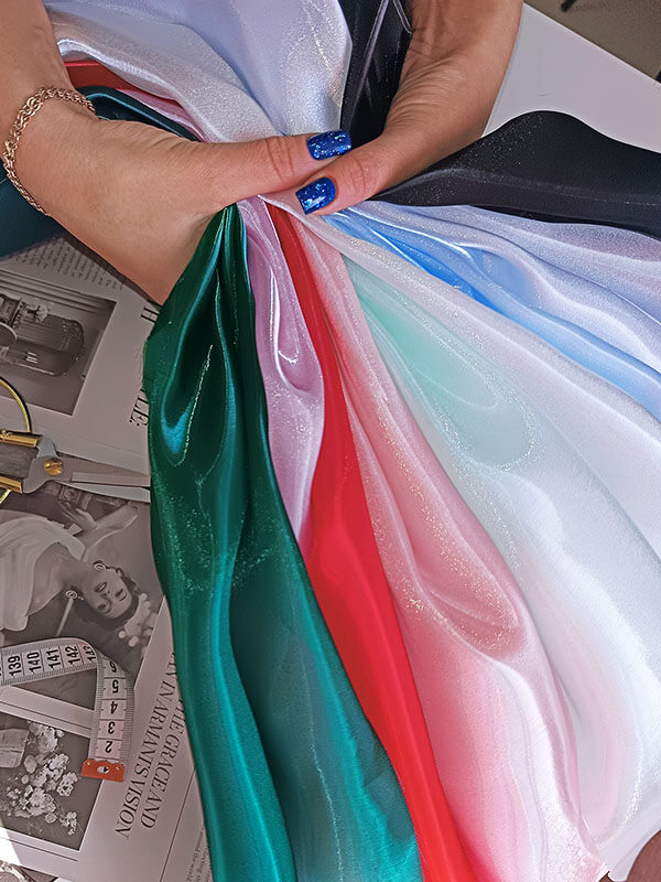 Органза Кристалон "Яркий розовый "