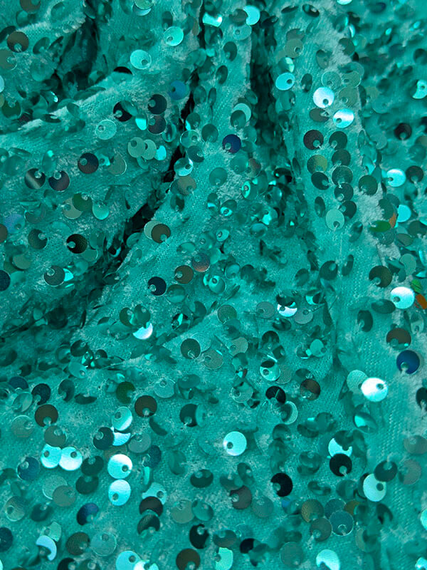 Бархат гладкий "Тиффани" с пайетками