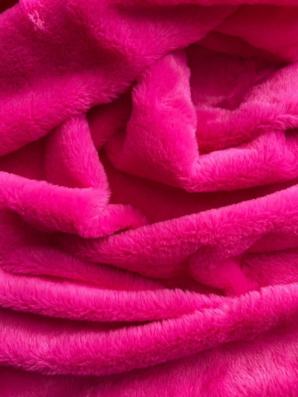 Мех искусственный "Розовый"