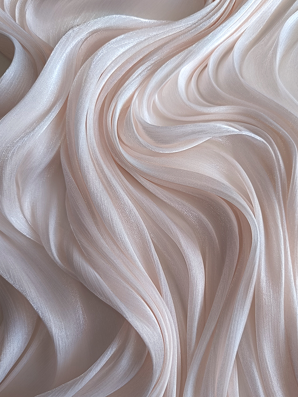 Органза крэш кристалл "Пралине"