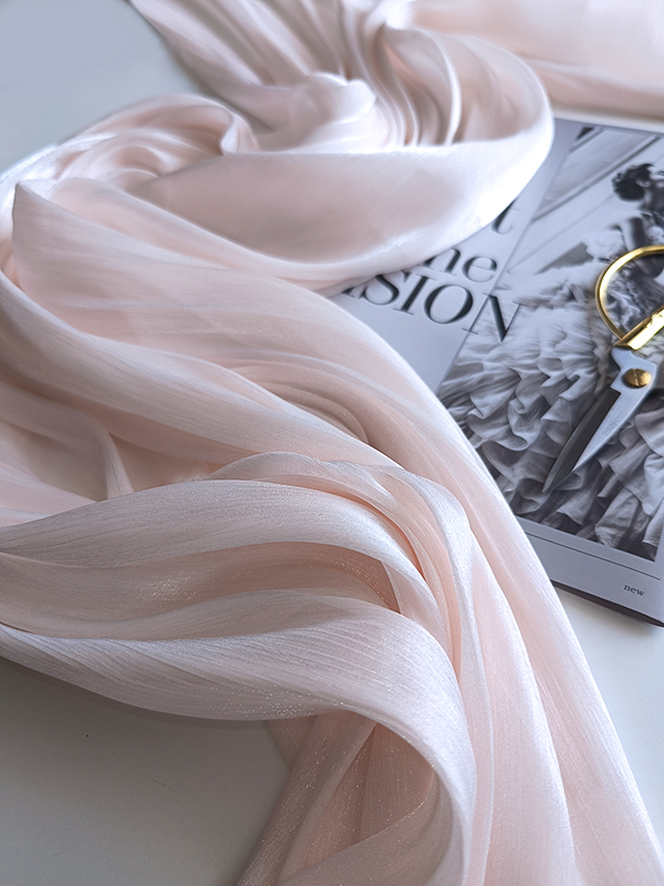 Органза крэш кристалл "Пралине"