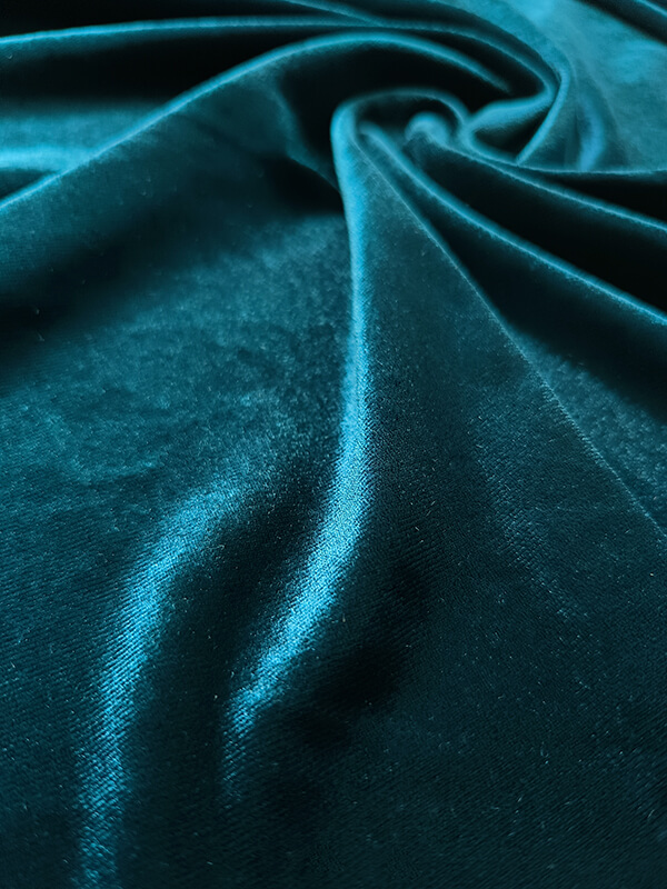 Бархат гладкий "Бирюза"