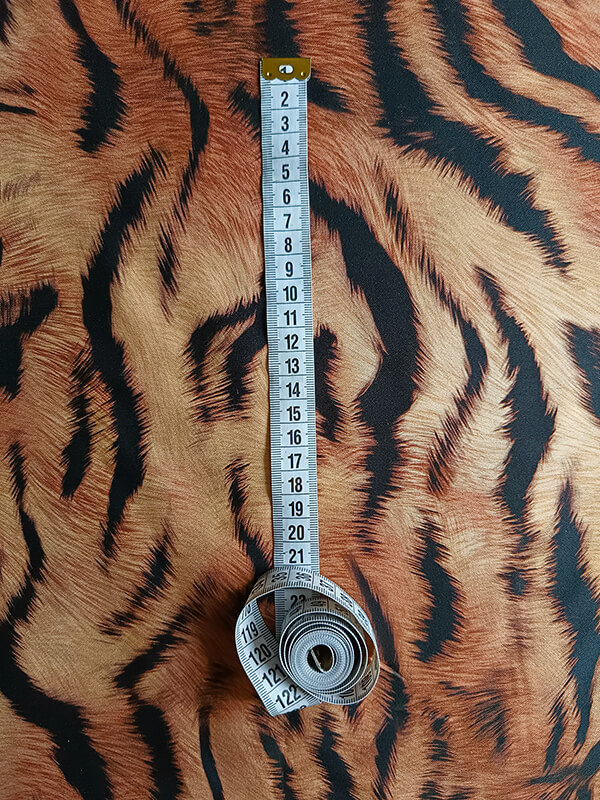 Сатин мерсеризованный принт "Тигр"