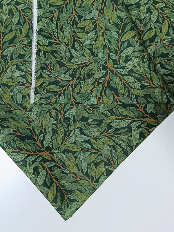 Хлопок с принтом "Зеленый лес"