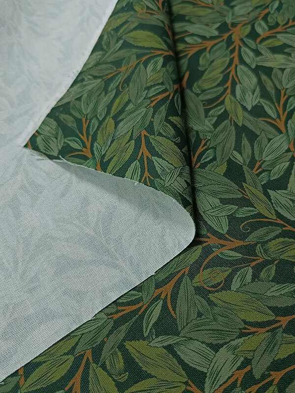 Хлопок с принтом "Зеленый лес"