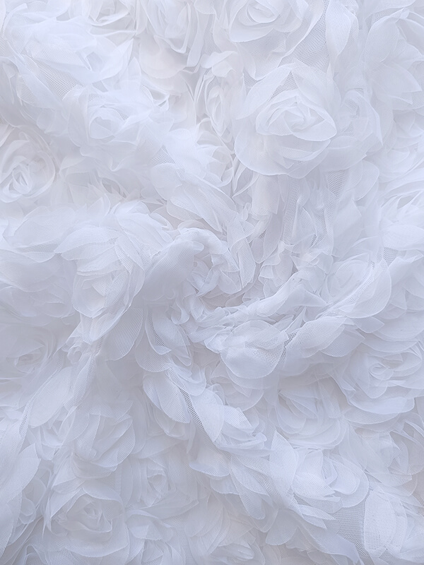 Сетка с цветами розы "Белый"