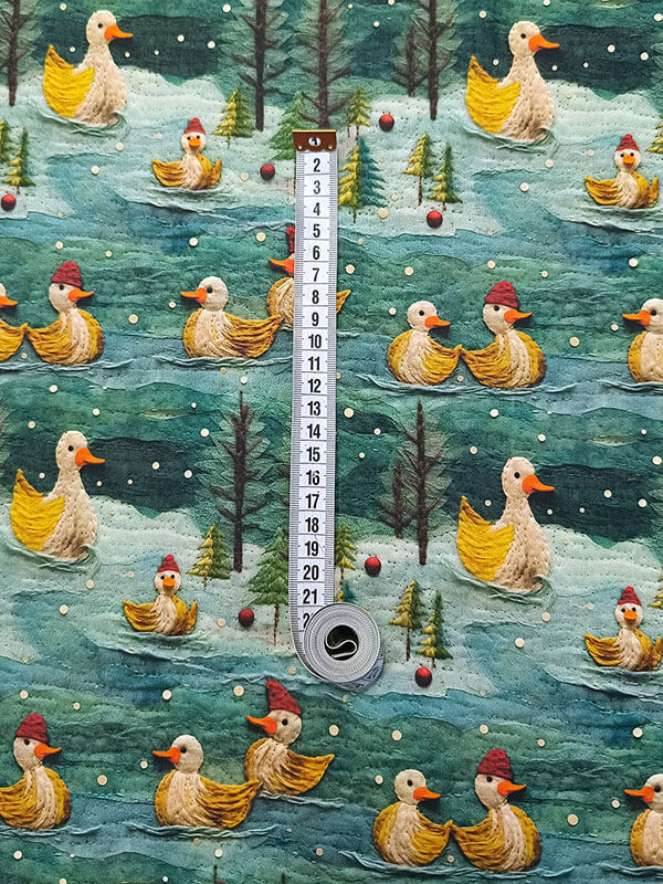 Хлопок с принтом "Утята 5D"