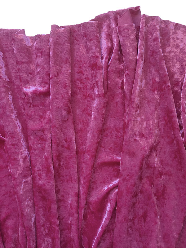 Бархат крэш "Фуксия"