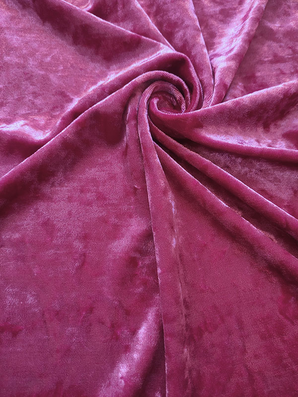 Бархат крэш "Фуксия"