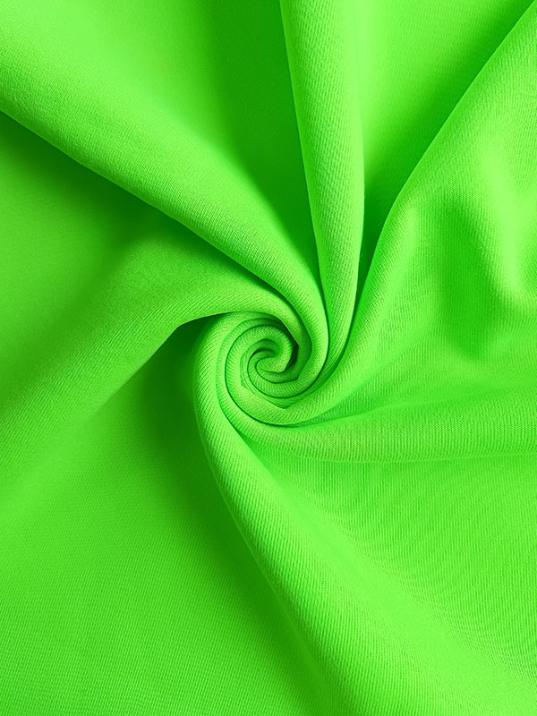 Футер 3х нитка с начесом "Салатовый неон"