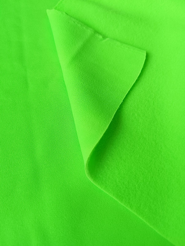 Футер 3х нитка с начесом "Салатовый неон"