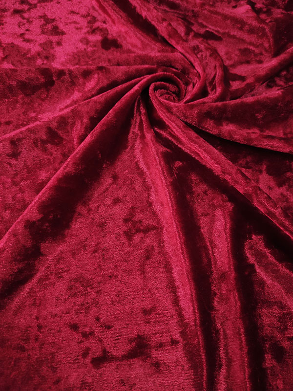 Бархат крэш "Красный"