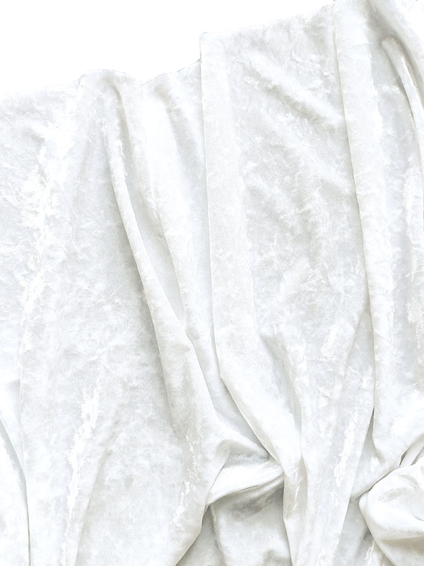 Бархат крэш "Белый"