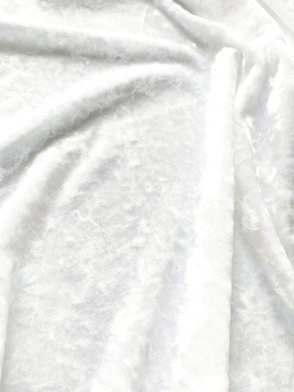 Бархат крэш "Белый"