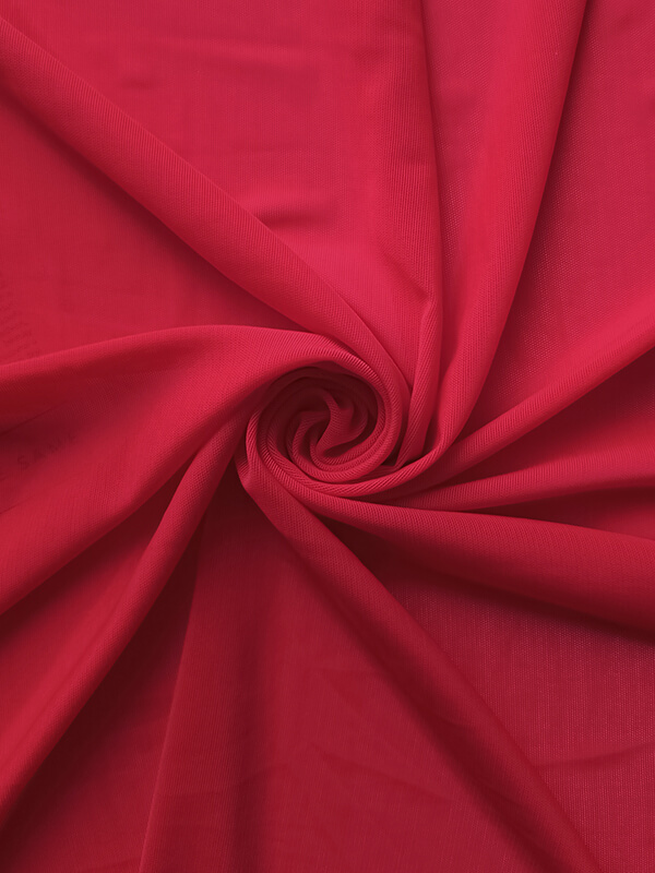 Стрейч- сетка ПЛОТНАЯ "Красный"