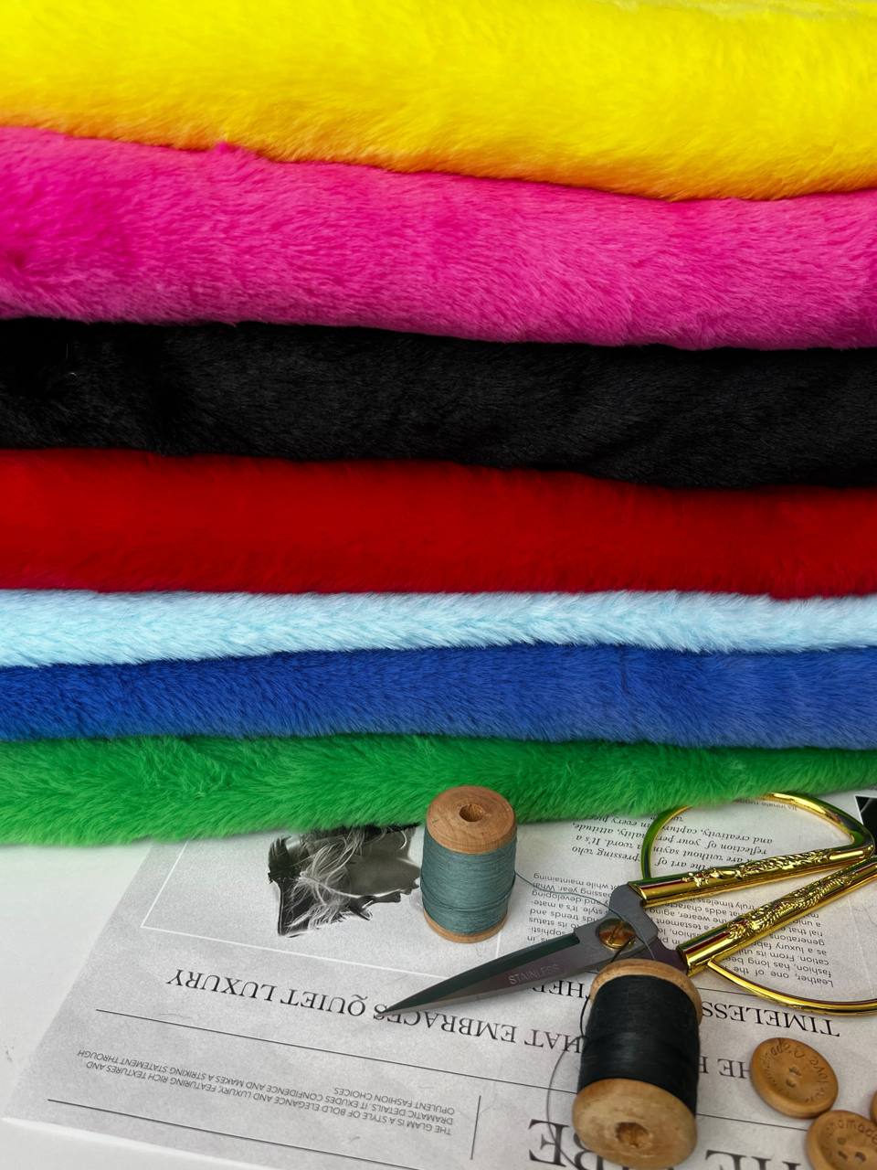 Мех искусственный "Зеленый"