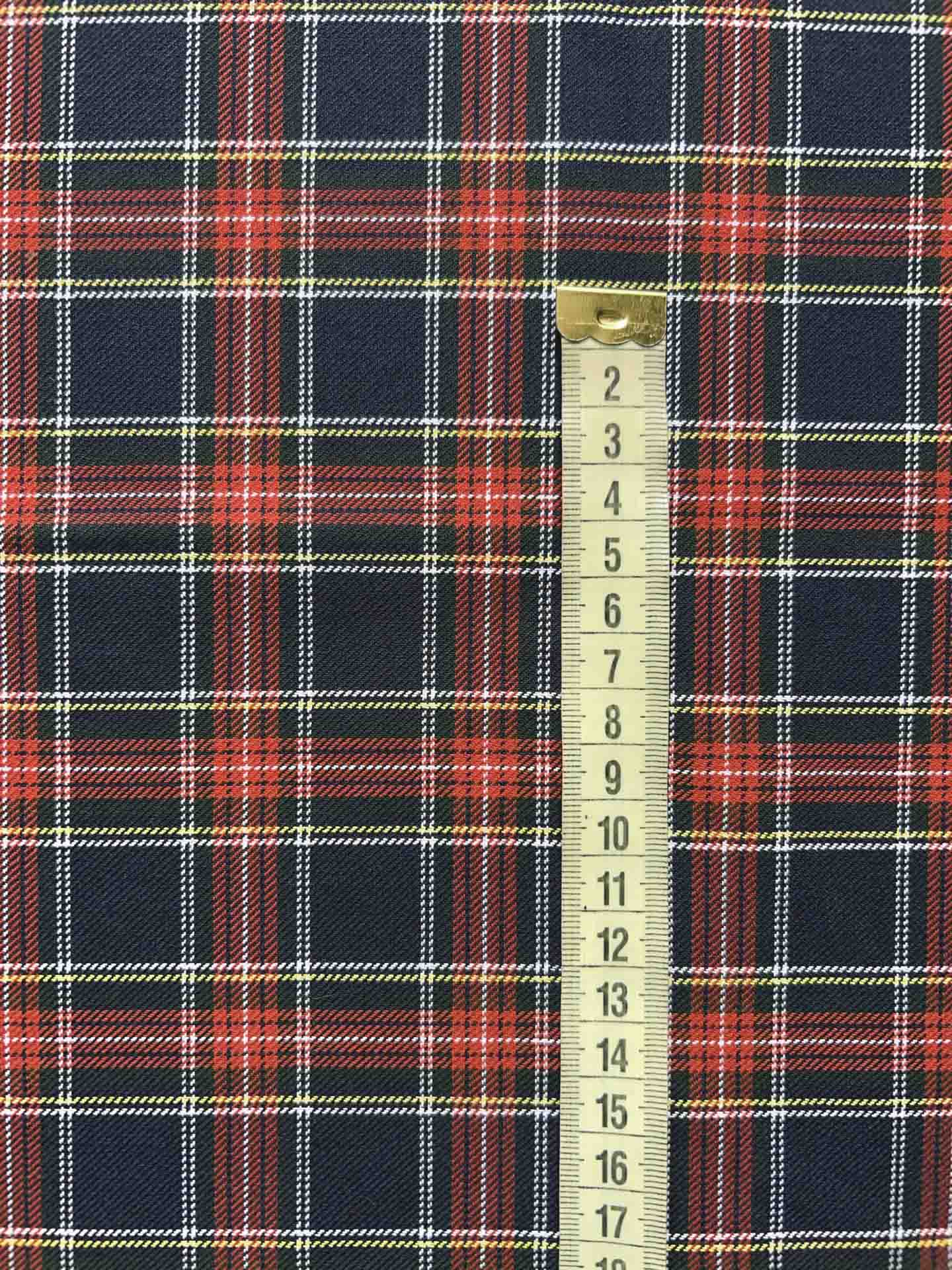 Костюмная ткань в клетку лицей "Принт 1"