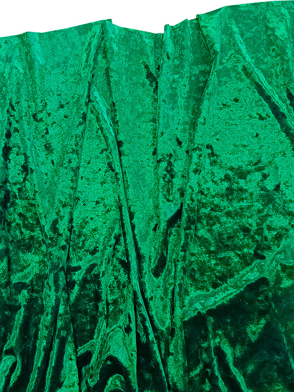 Бархат крэш "Зеленый"