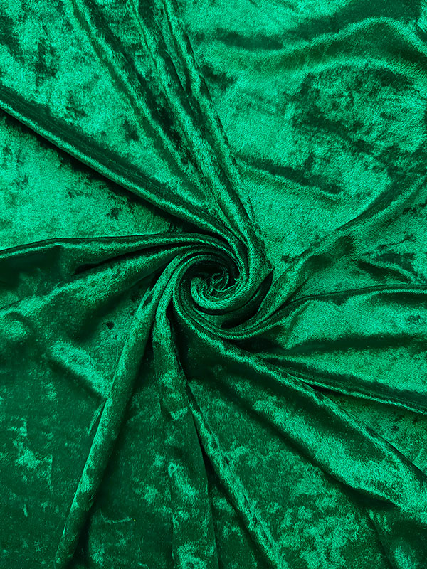 Бархат крэш "Зеленый"
