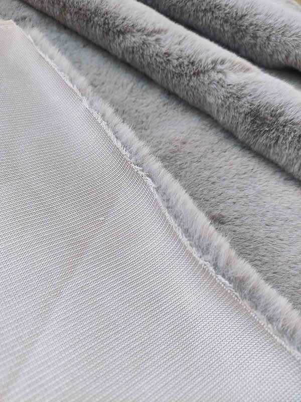 Мех искусственный премиум "Серый"