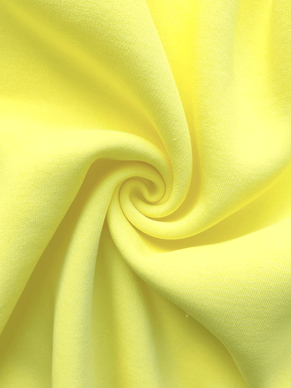 Футер 3х нитка с начесом "Яркий лимонный"